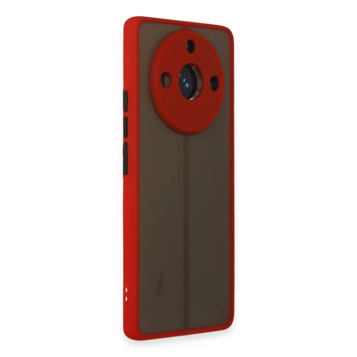 Durukar®  Realme 11 Pro Kılıf Montreal Silikon Kapak - Kırmızı