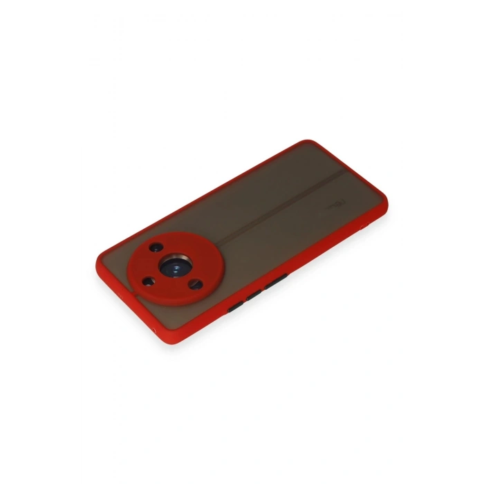 Durukar®  Realme 11 Pro Kılıf Montreal Silikon Kapak - Kırmızı