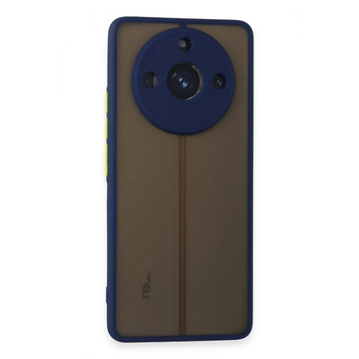 Durukar®  Realme 11 Pro Kılıf Montreal Silikon Kapak - Lacivert