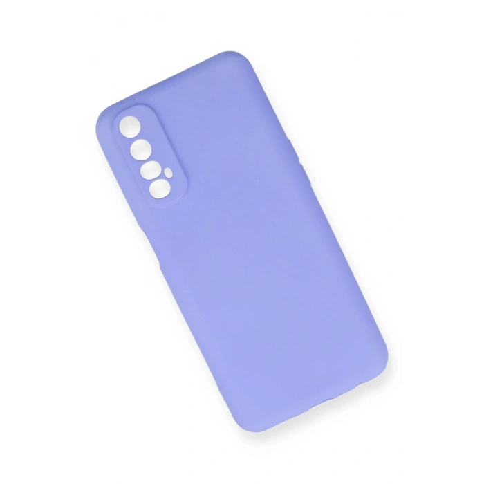Durukar®  Realme 7 Kılıf First Silikon - Lila
