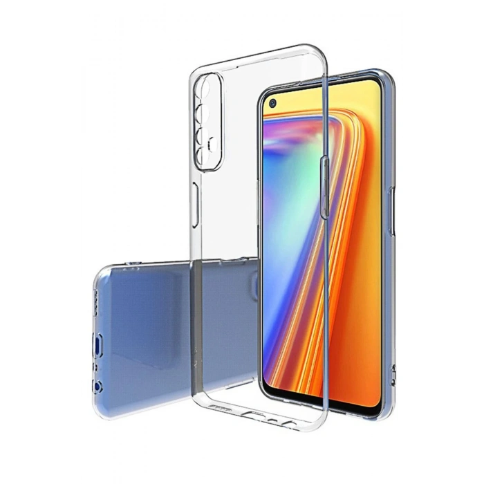 Durukar®  Realme 7 Pro Kılıf Lüx Şeffaf Silikon - Şeffaf