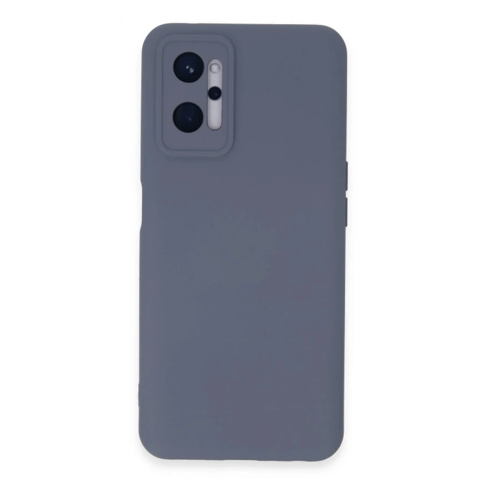 Durukar®  Realme 9i 4G Kılıf Nano içi Kadife Silikon - Gri