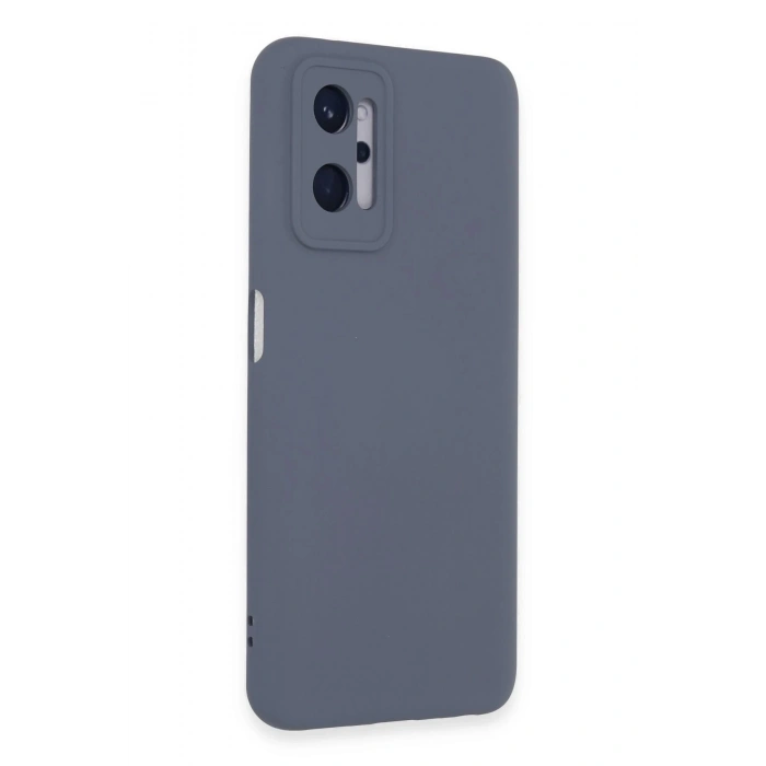 Durukar®  Realme 9i 4G Kılıf Nano içi Kadife Silikon - Gri