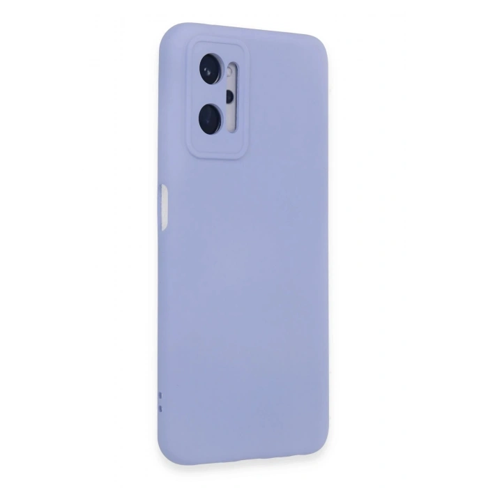Durukar®  Realme 9i 4G Kılıf Nano içi Kadife Silikon - Lila