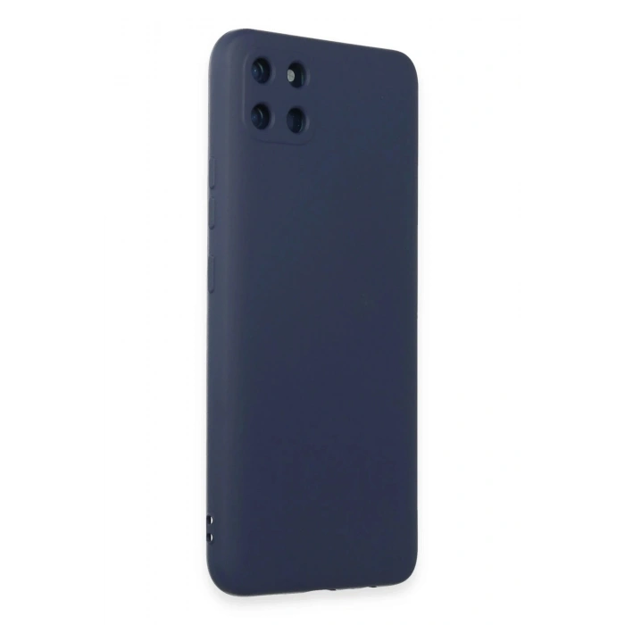 Durukar®  Realme C11 Kılıf Nano içi Kadife Silikon - Lacivert