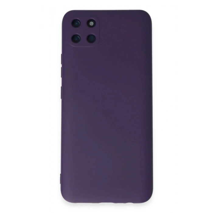 Durukar®  Realme C11 Kılıf Nano içi Kadife Silikon - Mor