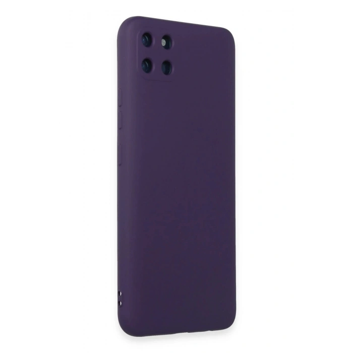 Durukar®  Realme C11 Kılıf Nano içi Kadife Silikon - Mor