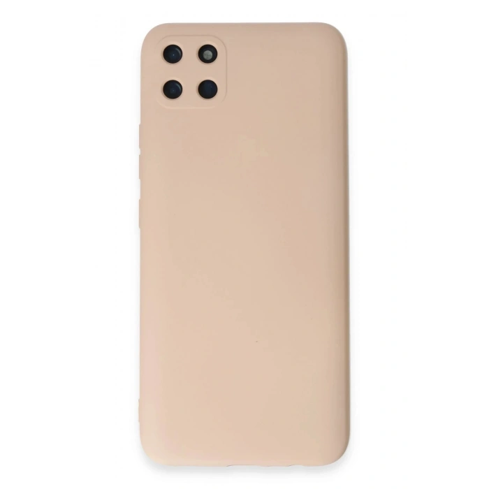 Durukar®  Realme C11 Kılıf Nano içi Kadife Silikon - Pudra
