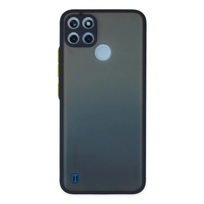 Durukar®  Realme C21Y Kılıf Montreal Silikon Kapak - Lacivert