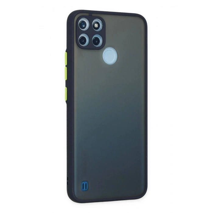 Durukar®  Realme C21Y Kılıf Montreal Silikon Kapak - Lacivert
