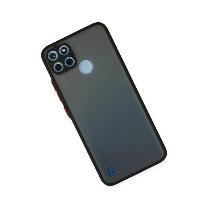 Durukar®  Realme C21Y Kılıf Montreal Silikon Kapak - Siyah