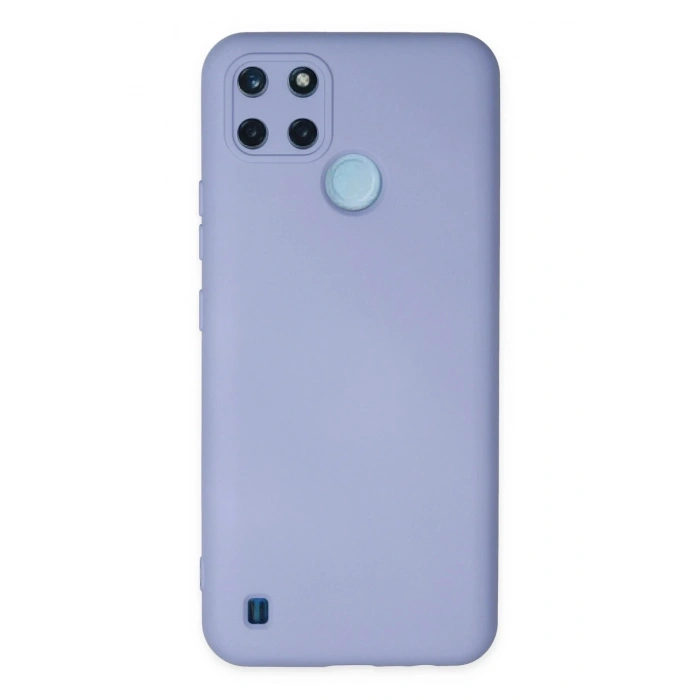Durukar®  Realme C25Y Kılıf Nano içi Kadife Silikon - Lila