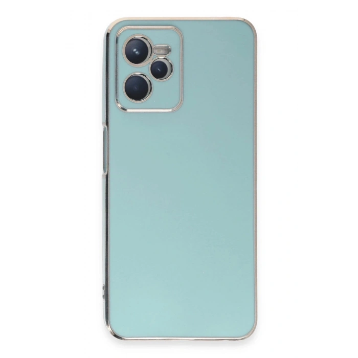 Durukar®  Realme C35 Kılıf Volet Silikon - Açık Yeşil