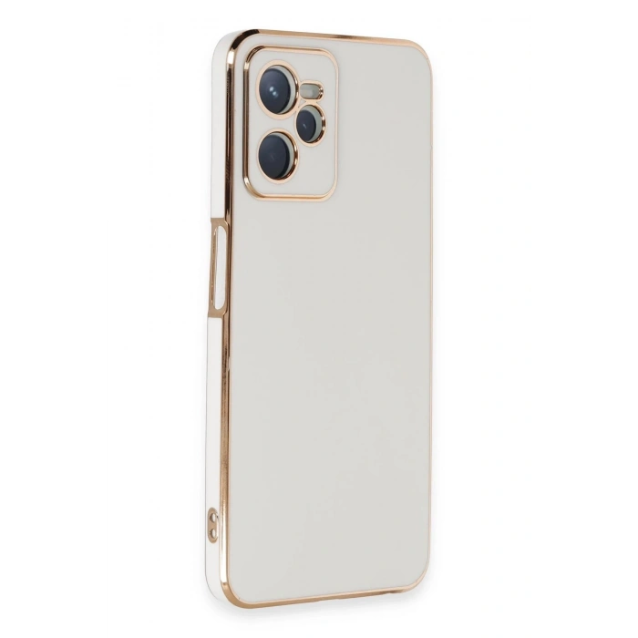 Durukar®  Realme C35 Kılıf Volet Silikon - Beyaz
