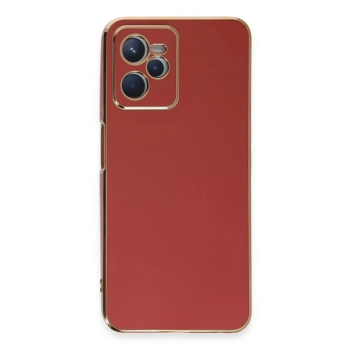 Durukar®  Realme C35 Kılıf Volet Silikon - Kırmızı