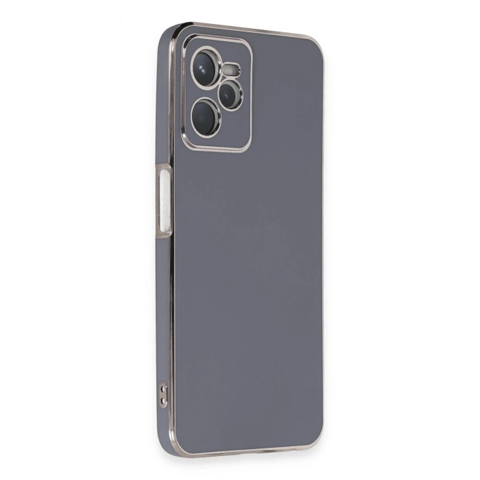 Durukar®  Realme C35 Kılıf Volet Silikon - Mavi