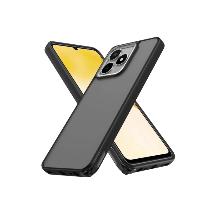 Durukar®  Realme C53 Kılıf Elegant Kapak - Siyah