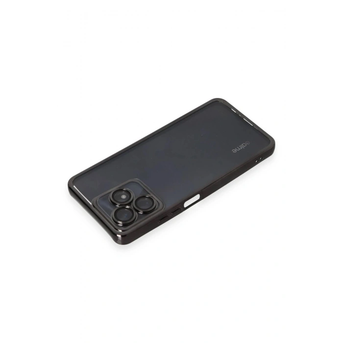 Durukar®  Realme C53 Kılıf  Lensli Silikon - Siyah