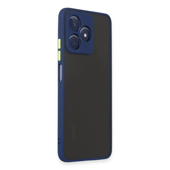 Durukar®  Realme C53 Kılıf Montreal Silikon Kapak - Lacivert