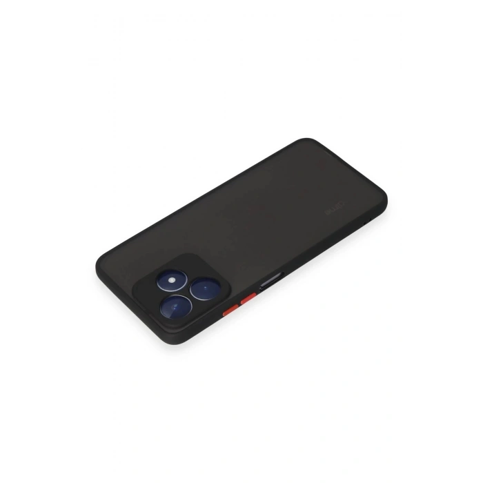 Durukar®  Realme C53 Kılıf Montreal Silikon Kapak - Siyah