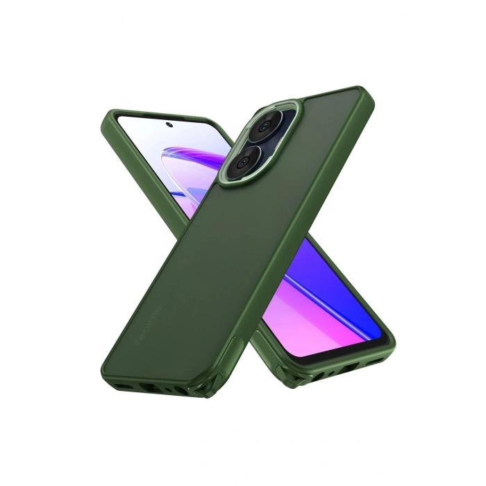 Durukar®  Realme C55 Kılıf Elegant Kapak - Yeşil