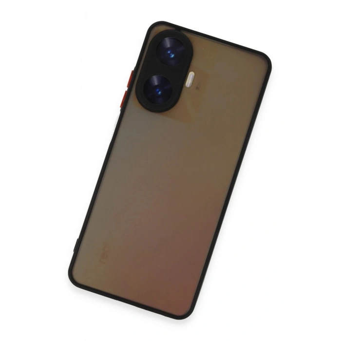 Durukar®  Realme C55 Kılıf Montreal Silikon Kapak - Siyah