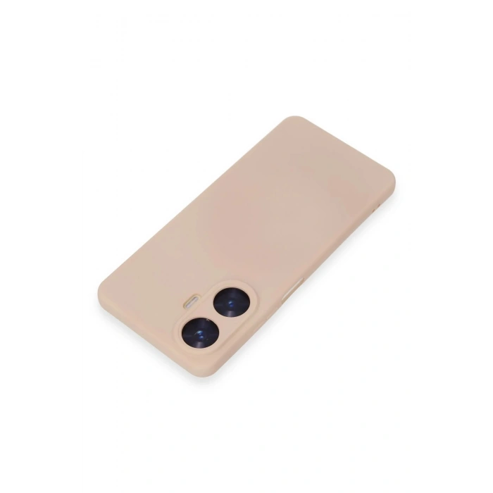 Durukar®  Realme C55 Kılıf Nano içi Kadife Silikon - Pudra