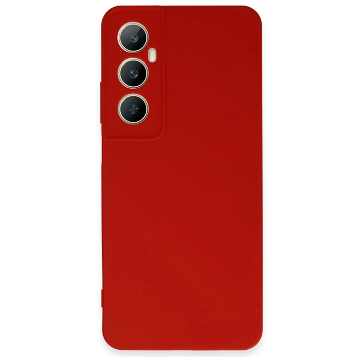 Durukar®  Realme C65 Kılıf First Silikon - Kırmızı