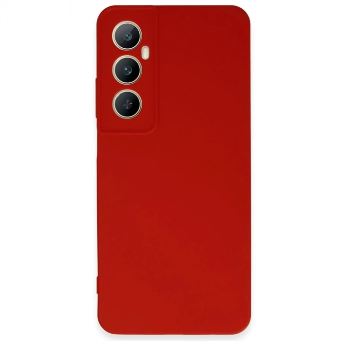 Durukar®  Realme C65 Kılıf First Silikon - Kırmızı