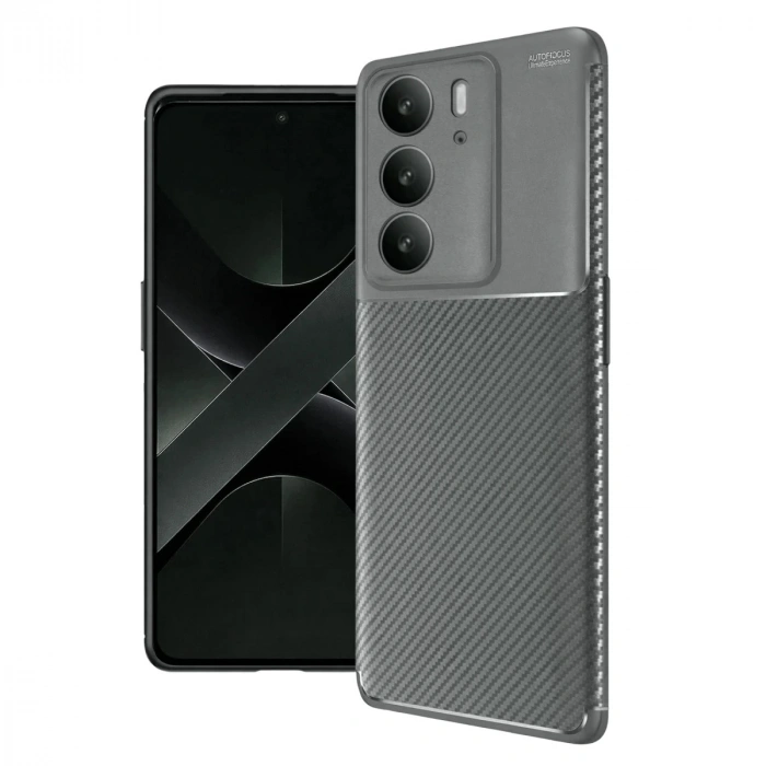Durukar®  Realme C75 4G Auto Focus Karbon Kapak - Gri