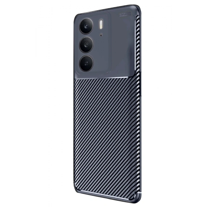 Durukar®  Realme C75 4G Auto Focus Karbon Kapak - Lacivert