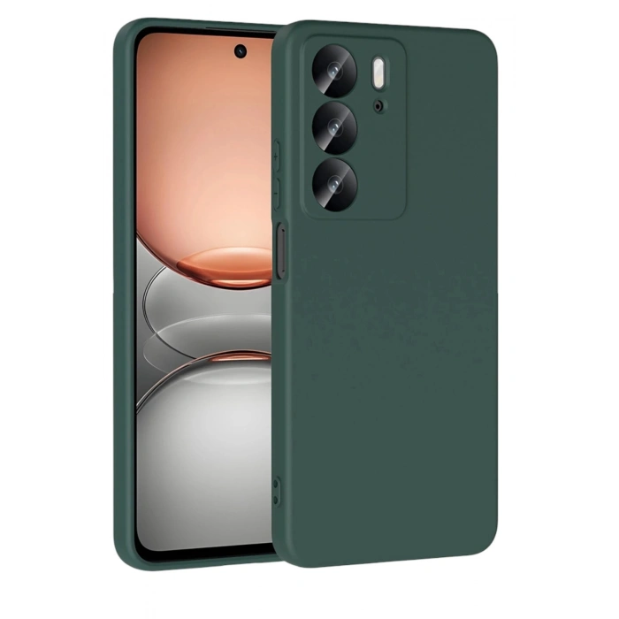 Durukar®  Realme C75 4G First Silikon - Koyu Yeşil
