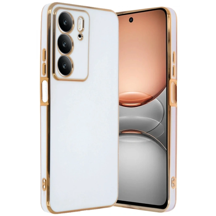 Durukar®  Realme C75 4G Kılıf Volet Silikon - Beyaz