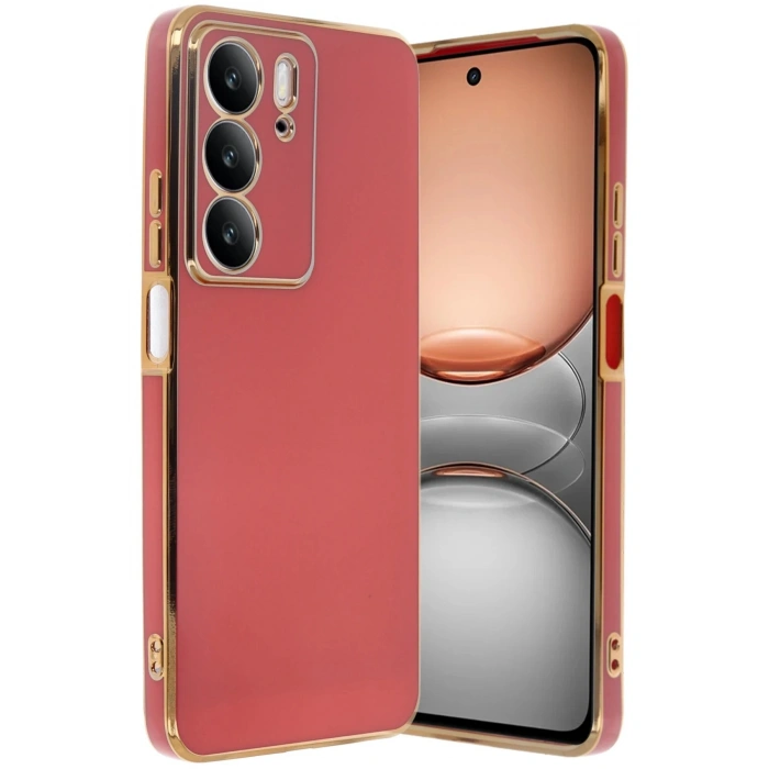 Durukar®  Realme C75 4G Kılıf Volet Silikon - Kırmızı