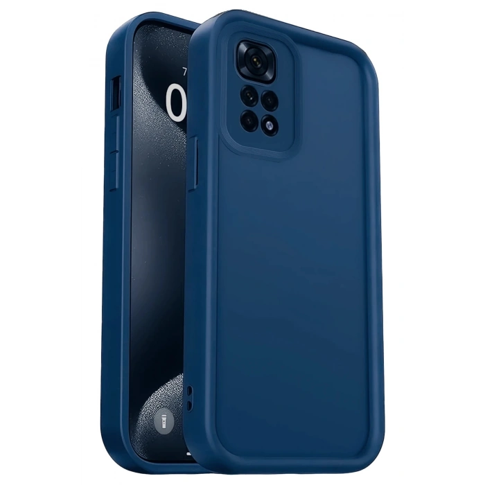 Durukar®   Redmi 10 2022 Kılıf Viera Silikon - Lacivert
