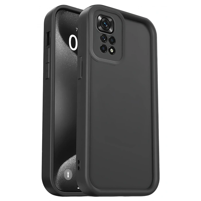Durukar®   Redmi 10 2022 Kılıf Viera Silikon - Siyah