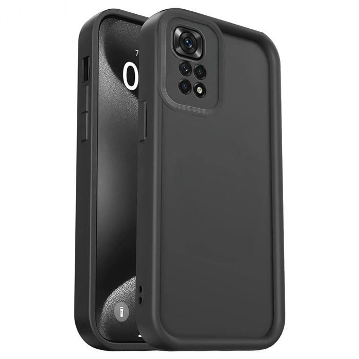Durukar®   Redmi 10 2022 Kılıf Viera Silikon - Siyah