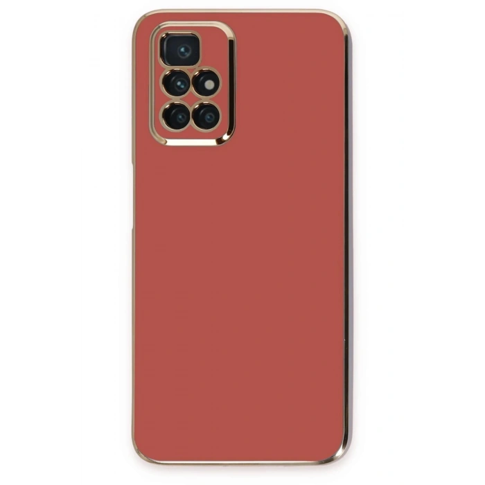 Durukar®   Redmi 10 2022 Kılıf Volet Silikon - Kırmızı