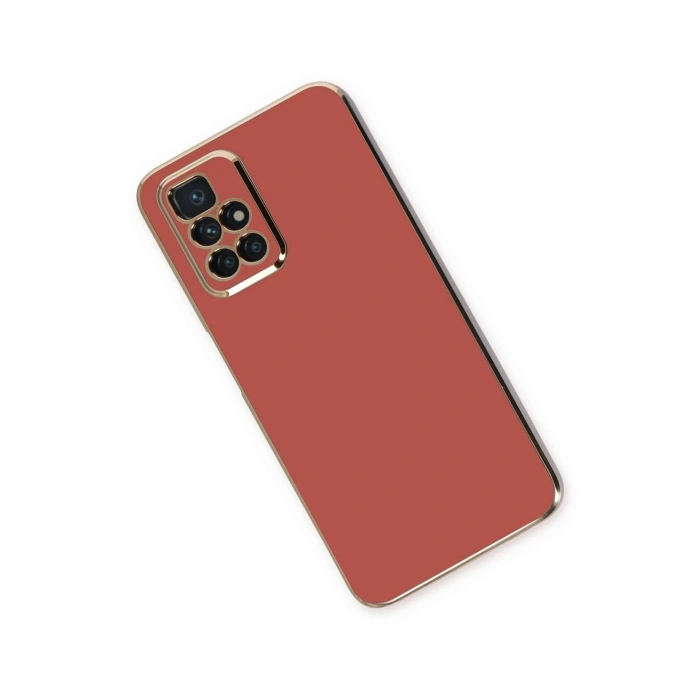Durukar®   Redmi 10 2022 Kılıf Volet Silikon - Kırmızı