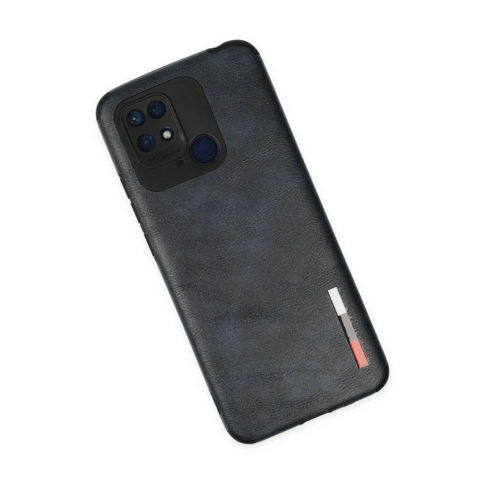 Durukar®   Redmi 10C Kılıf Loop Deri Silikon - Lacivert