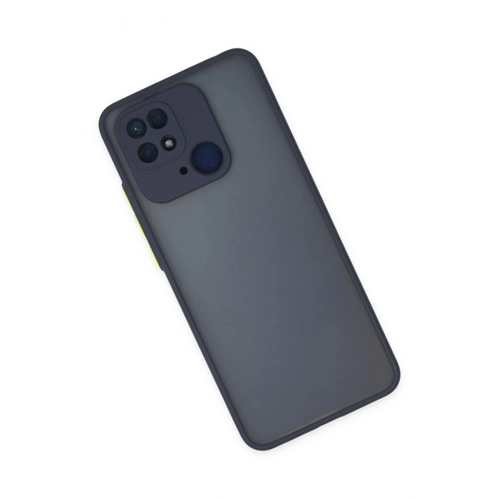 Durukar®   Redmi 10C Kılıf Montreal Silikon Kapak - Lacivert