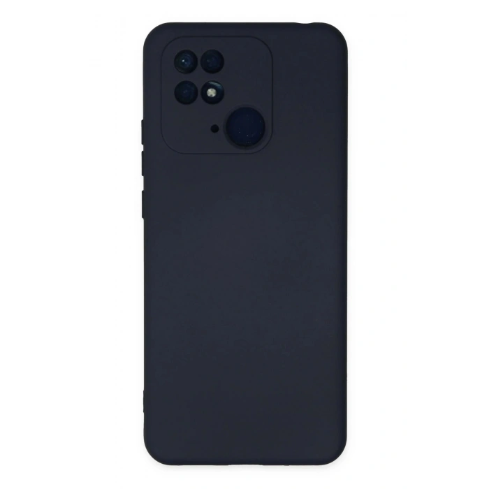 Durukar®   Redmi 10C Kılıf Nano içi Kadife Silikon - Lacivert