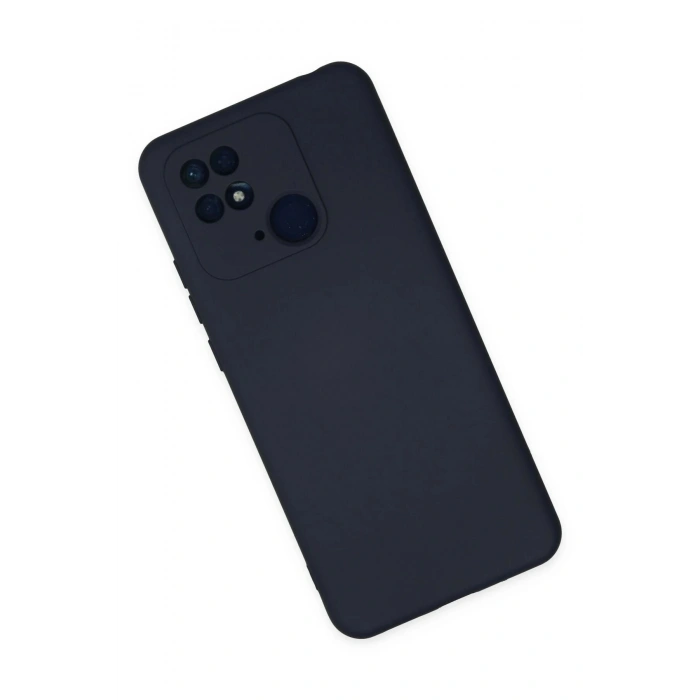 Durukar®   Redmi 10C Kılıf Nano içi Kadife Silikon - Lacivert