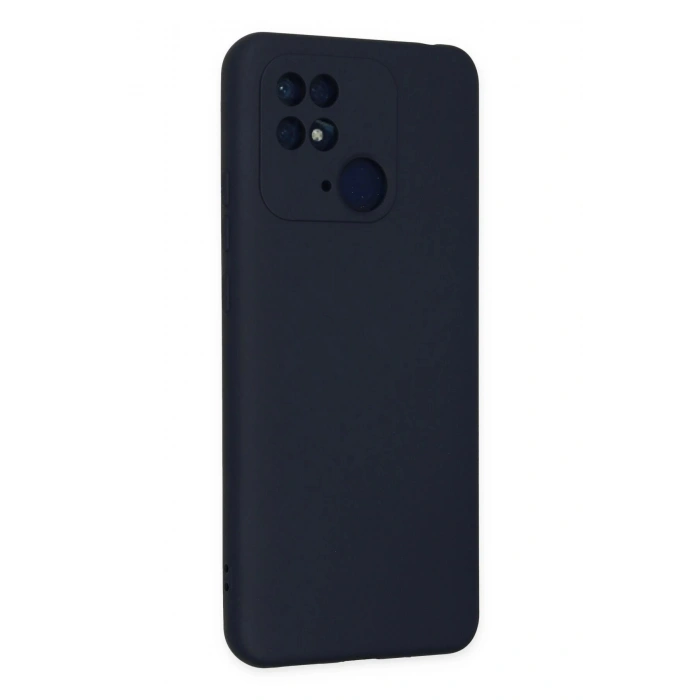 Durukar®   Redmi 10C Kılıf Nano içi Kadife Silikon - Lacivert