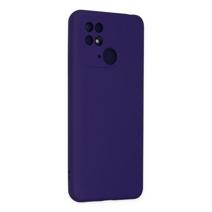 Durukar®   Redmi 10C Kılıf Nano içi Kadife Silikon - Mor