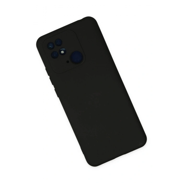 Durukar®   Redmi 10C Kılıf Nano içi Kadife Silikon - Siyah