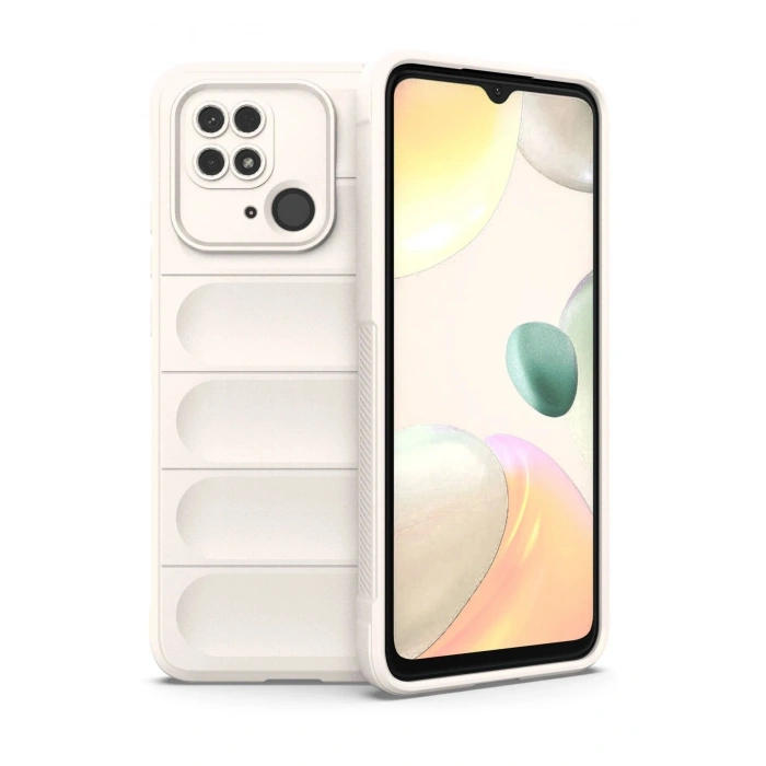 Durukar®   Redmi 10C Kılıf Optimum Silikon - Krem