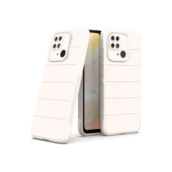 Durukar®   Redmi 10C Kılıf Optimum Silikon - Krem