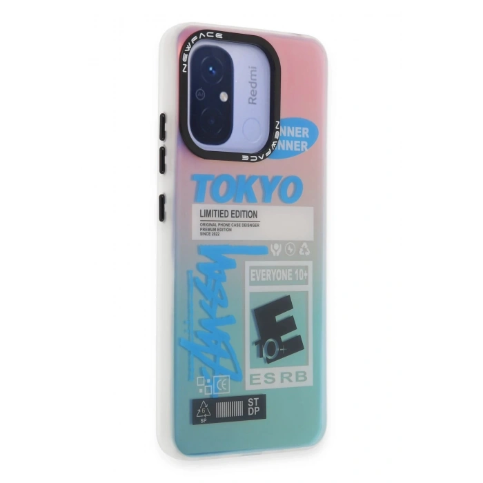 Durukar®   Redmi 12C Kılıf Estoril Desenli Kapak - Estoril - 1