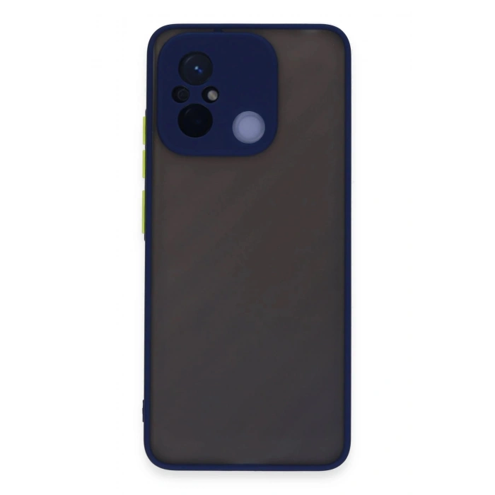 Durukar®   Redmi 12C Kılıf Montreal Silikon Kapak - Lacivert